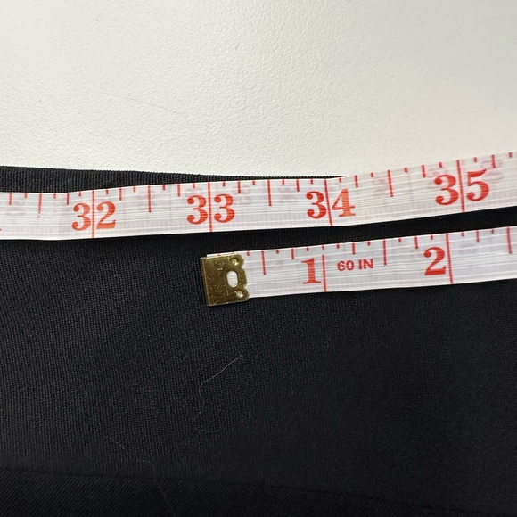 Banana Republic Black Wool Skirt with Side Splits - Picture 6 of 8